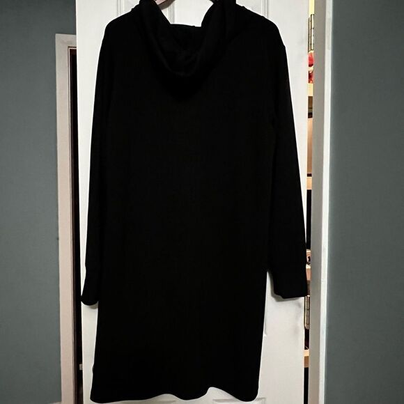 Calvin Klein Black Hoodie Dress NWOT - Picture 5 of 5
